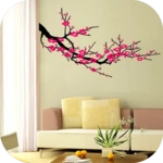 wall decorative painting android application logo